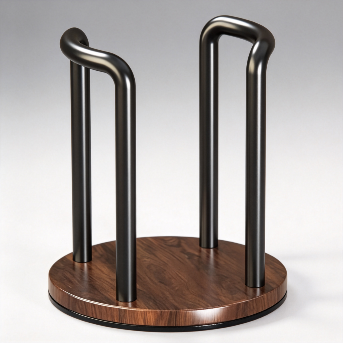 ☕ Coffee Essential | Wooden Metal Cup Holder | Stylish Kitchen Counter Organizer