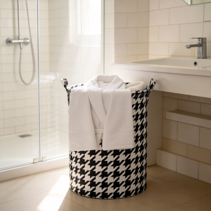 🧺 Home Essential | Durable Fabric Laundry Basket | Stylish Bedroom Storage Solution