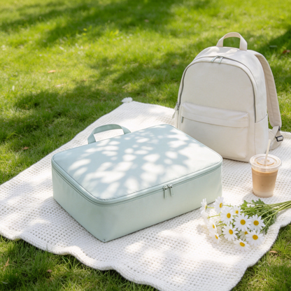 ✈️ Travel Essential | Premium Fabric Clothing Organizer | Compact Luggage Space Saver