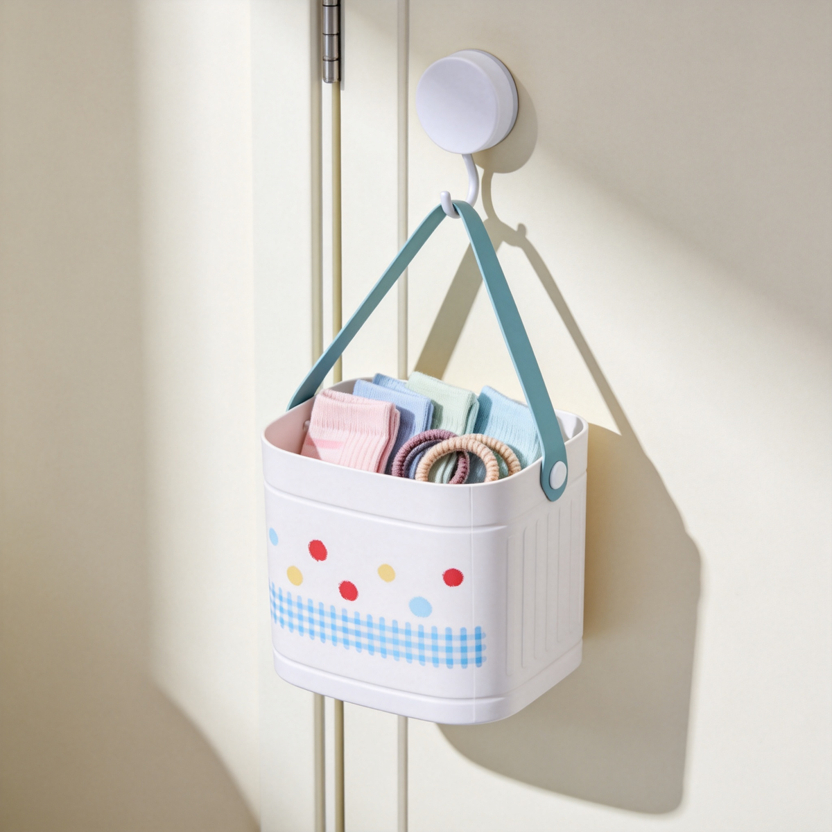 📦 Home Essential | Durable Plastic Storage Organizer | Cute Desktop Space Saver