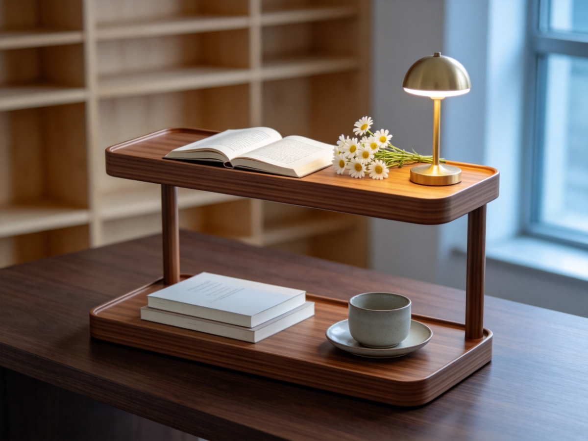 🗂️ Workspace Essential | Premium Wood Organizer | Modern Office Desk Solution