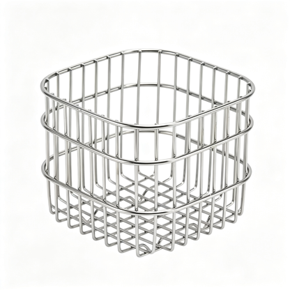 🪴 Home Essential | Premium Stainless Steel Organizer | Modern Desktop Storage Basket