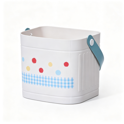 📦 Home Essential | Durable Plastic Storage Organizer | Cute Desktop Space Saver