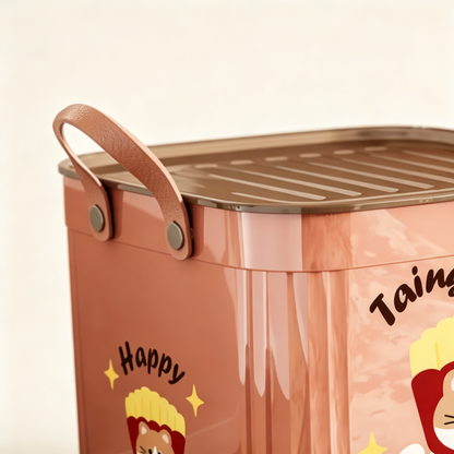 🌸 Home Essential | Plastic Storage Organizer Box | Cute Space Saving Solution